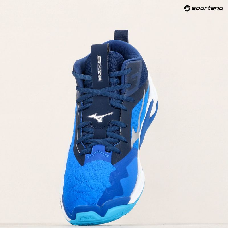 Pánské boty na házenou  Mizuno Wave Stealth Neo 2 Mid mugen blue/white/estate blue 12