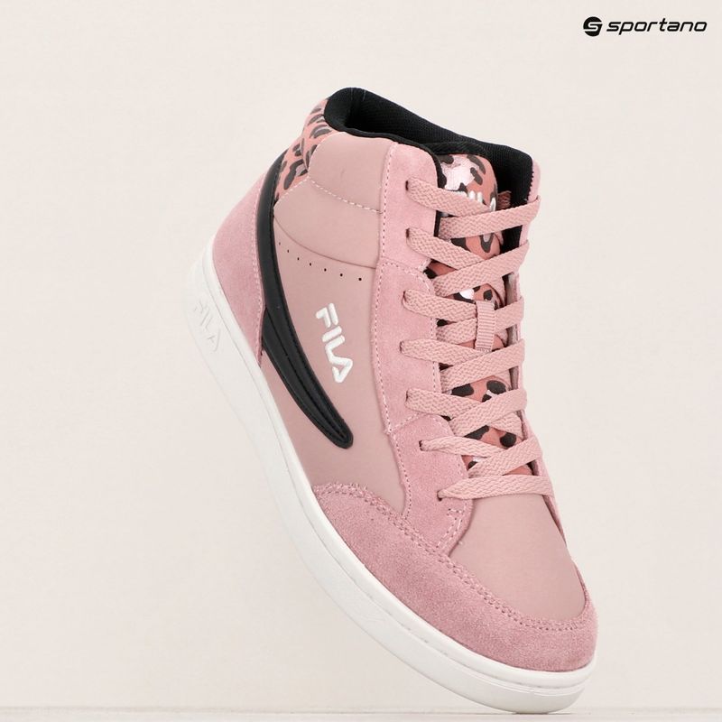 Dětské boty  FILA Crew Mid pale mauve/leopard 16