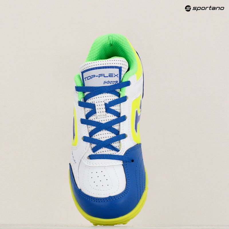 Dětské kopačky Joma Top Flex TF white/royal blue 11