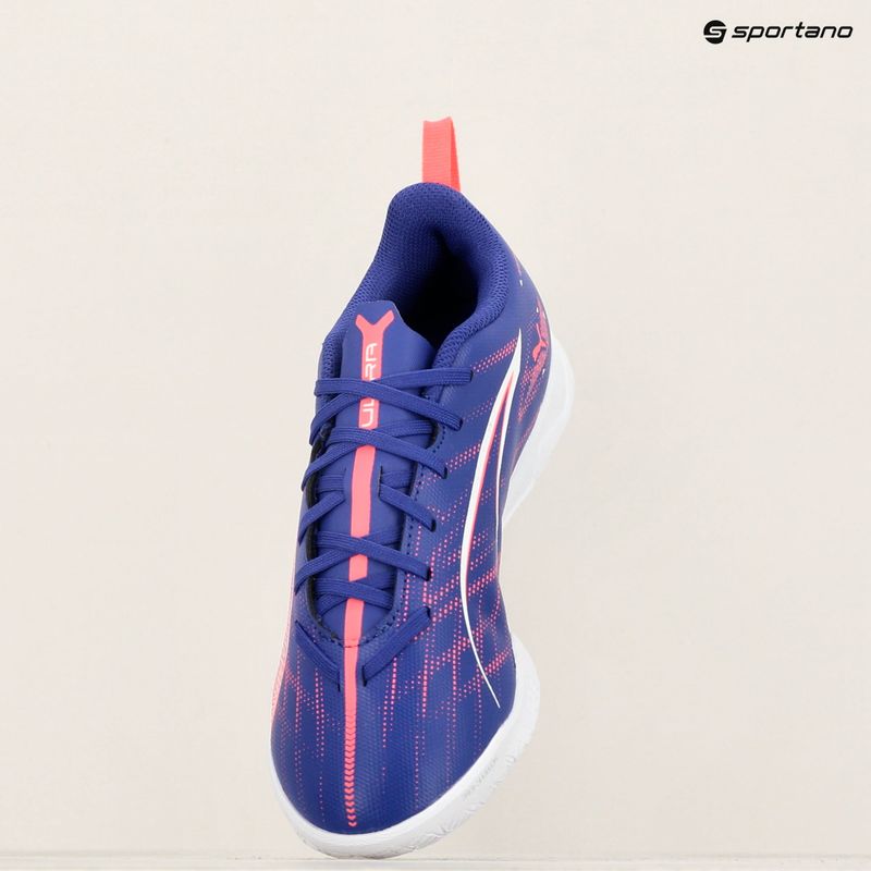 Dětské kopačky PUMA Ultra 5 Play IT Jr lapis lazuli/puma white/sunset gloe 16
