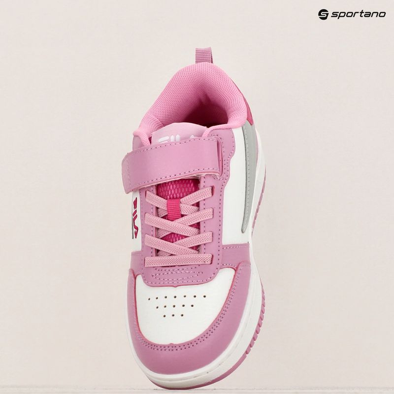 Dětské boty  FILA Rega Nf Velcro white/moonlite mauve 16