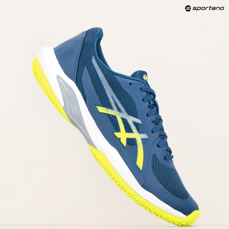 Pánské tenisové boty  ASICS Solution Swift FF 2 Clay mako blue/safety yellow 9