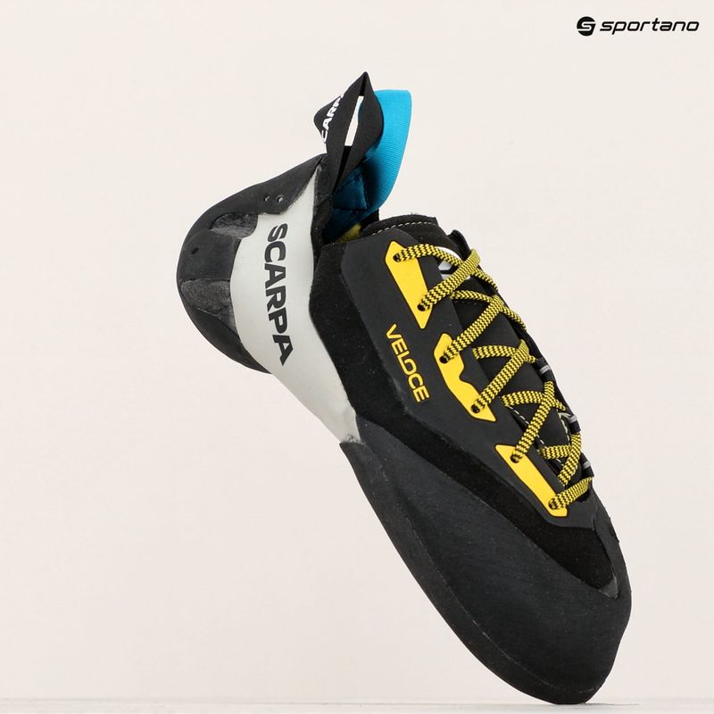 Lezecké boty SCARPA Veloce L black/yellow 11