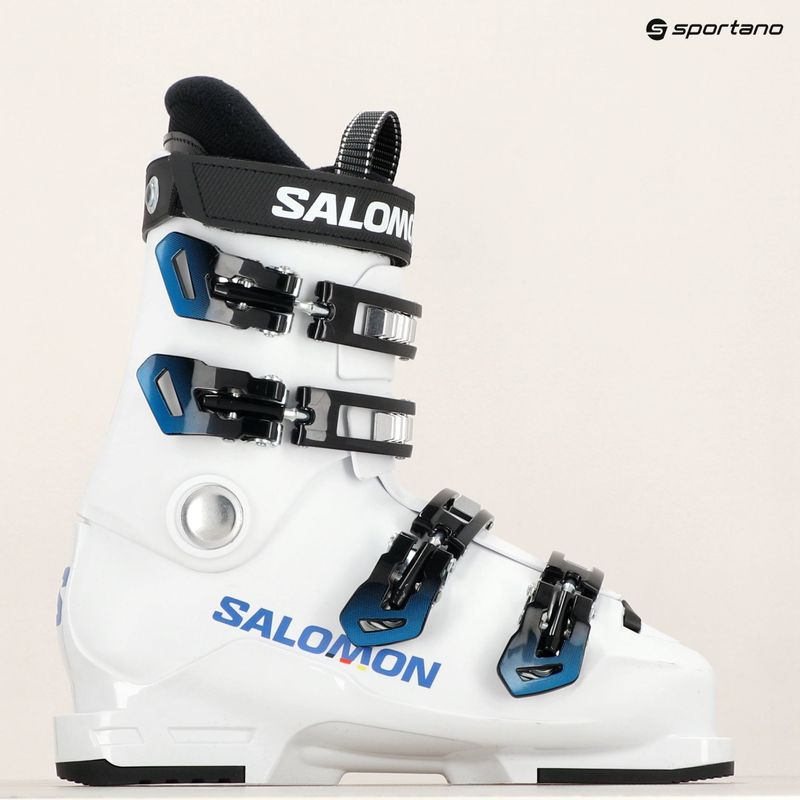 Dětské lyžařské boty Salomon S/Race 60T L Jr white/white/process blue 7