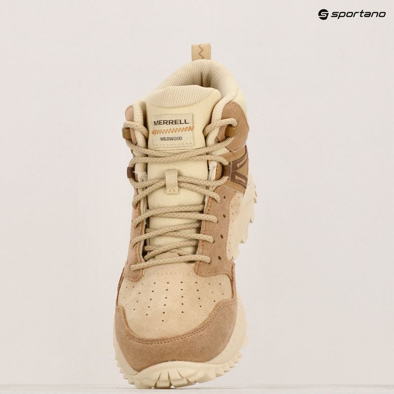 Dámské turistické boty Merrell Wildwood Mid Ltr Wp tan/reed 9