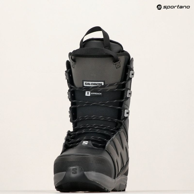 Snowboardové boty Salomon X Approach Lace SJ Boa black 7