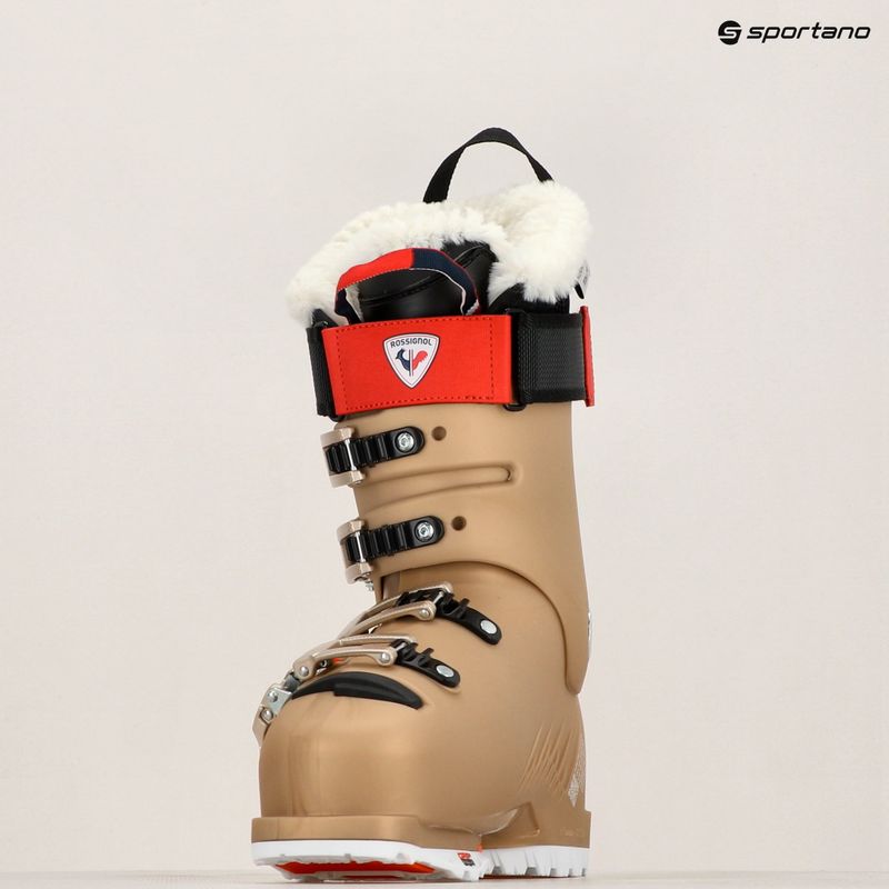 Dámské lyžařské boty Rossignol Pure Pro Heat GW W metal gold 7