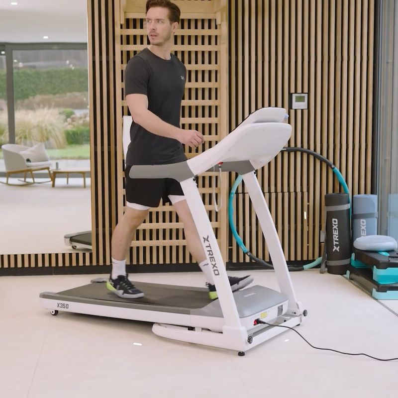 Elektrický běžecký pás TREXO TXO-X350-W white 26