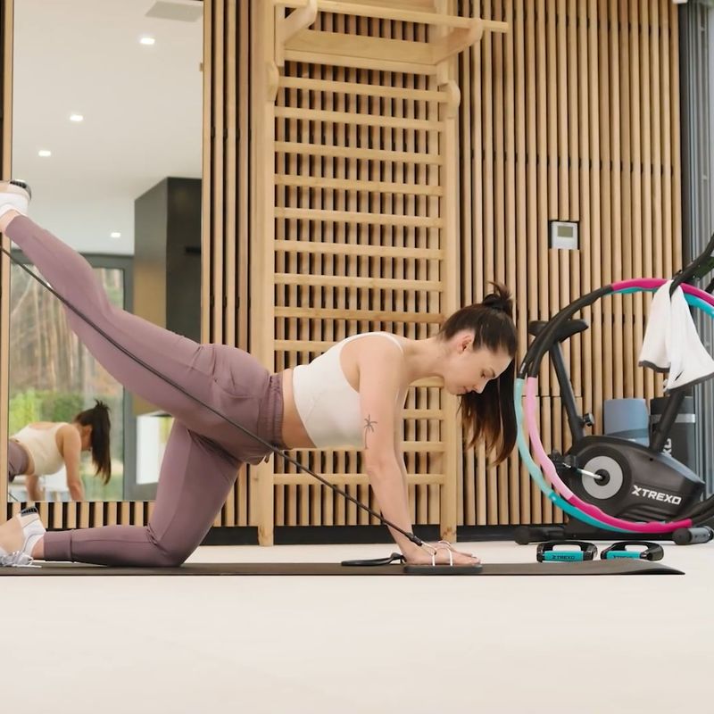 Multifunkční plošina s úchyty XTREXO skládací TXO-B4Z044-BK black 11