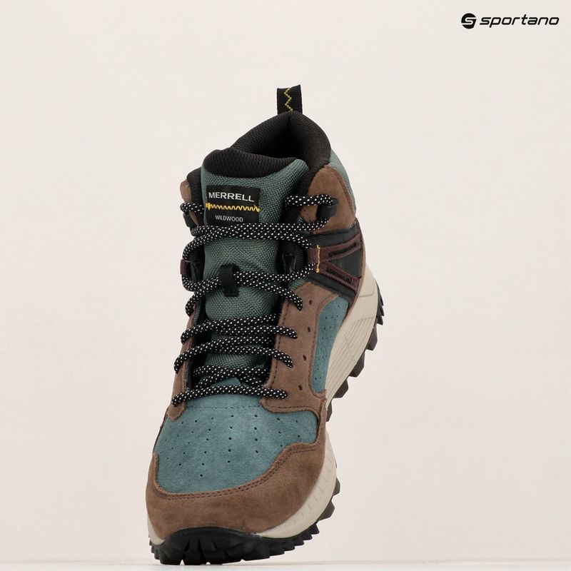 Pánské turistické boty Merrell Wildwood Mid Ltr Wp forest 9