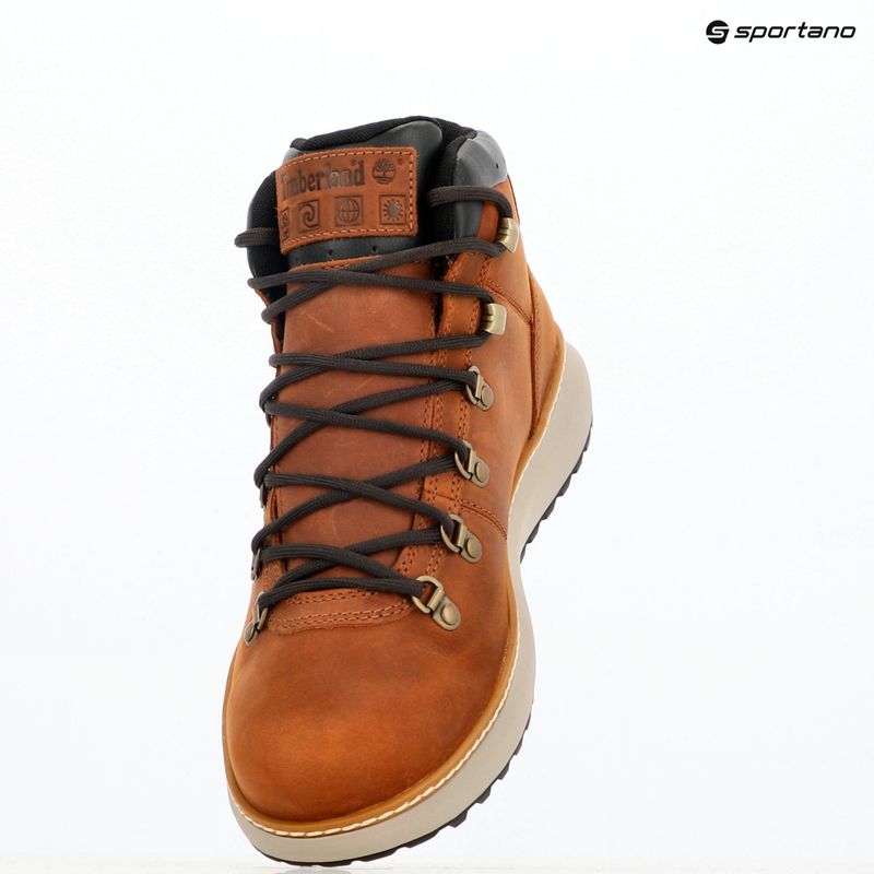Pánské boty  Timberland Hudson Road Mid Lace Waterproof Chukka rust full grain 9