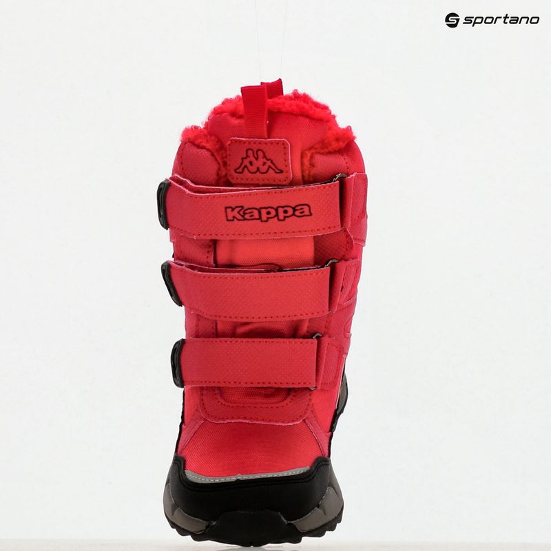 Dětské sněhule Kappa Vipos Tex red/black 9