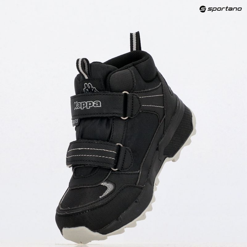 Dětské boty  Kappa Aiko Tex black/silver 11