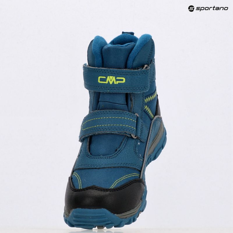 Dětské sněhule CMP Pyry Snowboots petrol / yellow fluo 9