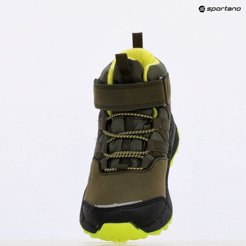 Dětské boty  Kappa Thabo Tex army/lime 11