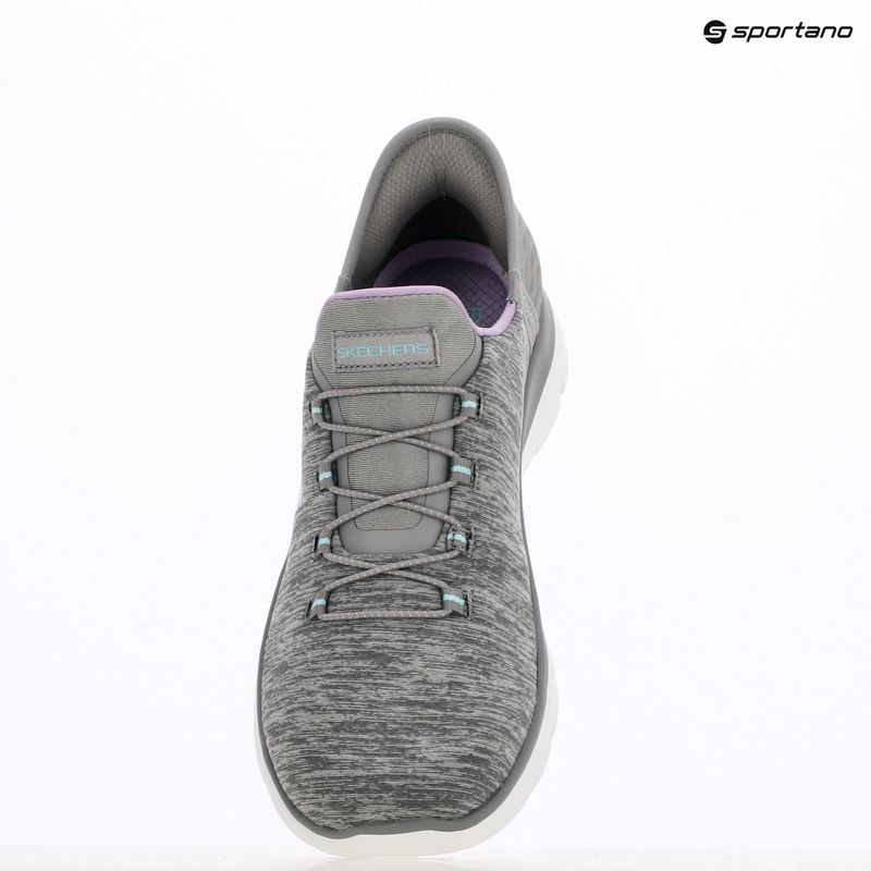 Dámské boty  SKECHERS Summits Dazzling Haze gray/mint 9