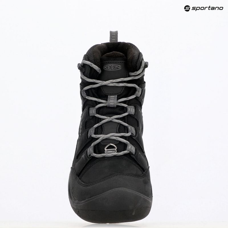 Pánské turistické boty KEEN Circadia Mid Polar black/steel grey 14