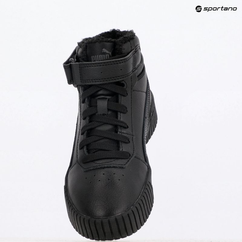 Dětské boty PUMA Carina 2.0 Mid Winter Jr puma black/puma black/dark shadow 10
