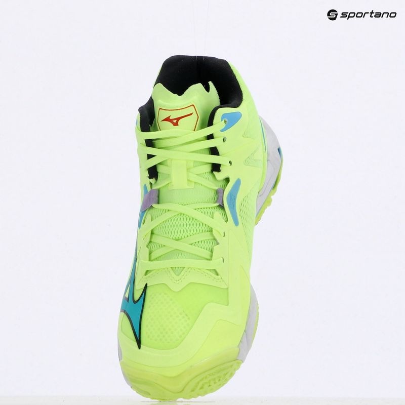 Volejbalové boty  Mizuno Wave Lightning Z8 Mid neo lime/black/splish splash 9