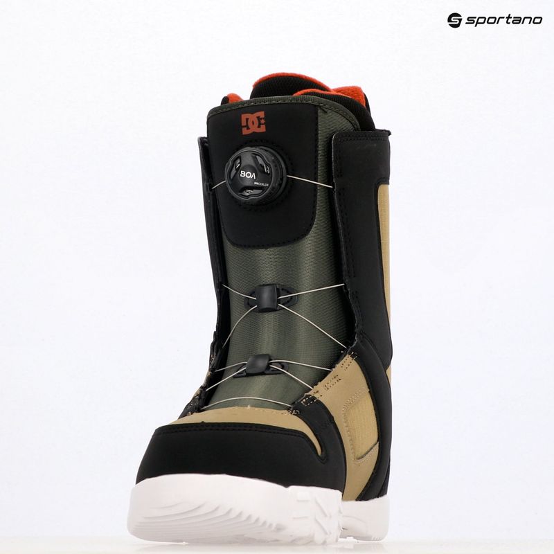 Pánské snowboardové boty DC Phase Boa brown/black/white 14