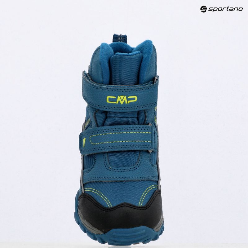 Dětské sněhule CMP Pyry Snowboots petrol / yellow fluo 9