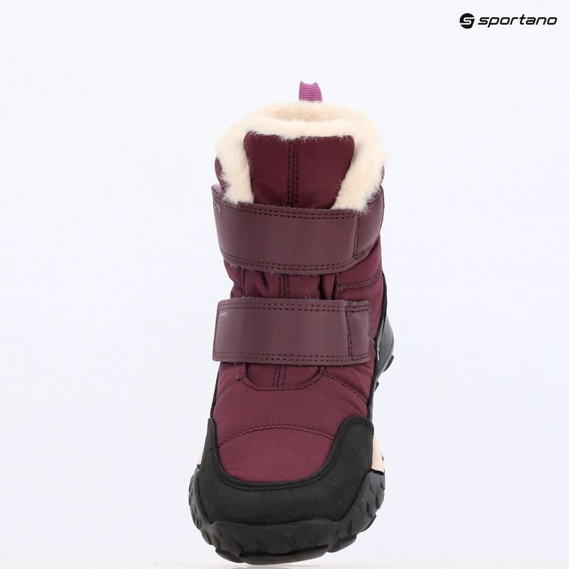 Juniorské sněhule Geox Trekkyup ABX burgundy 15