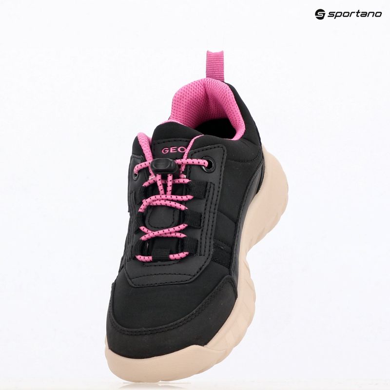 Juniorské boty  Geox Simbyos ABX black/fuchsia 15