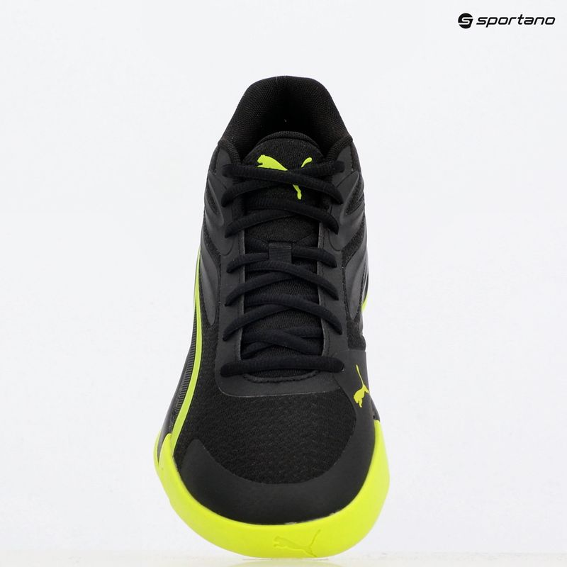 Pánské basketbalové boty PUMA Court Pro puma black/electric lime 10