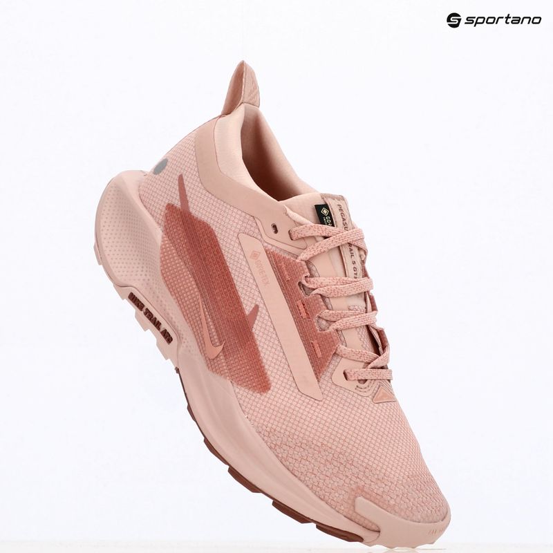 Dámské běžecké boty Nike Pegasus Trail 5 GTX pink oxford/ red stardust/ red sepia 9