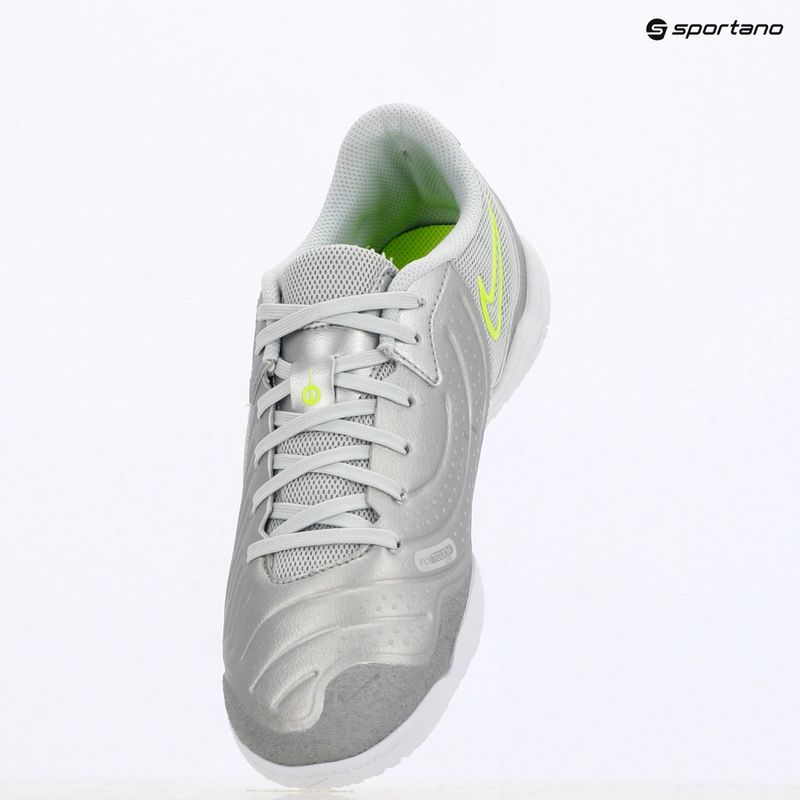 Pánské fotbalové boty Nike Tiempo Legend 10 Academy IC metallic silver/white/volt 9