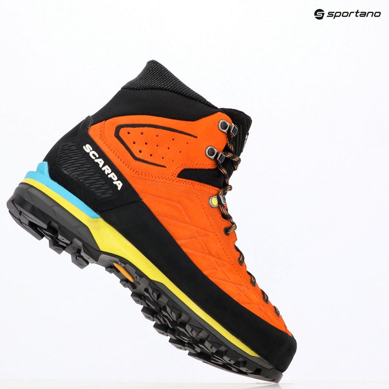Pánské vysokohorské boty SCARPA Zodiac Tech Gtx tonic / black 9