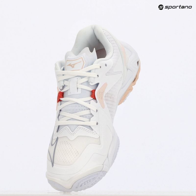 Dámské volejbalové boty  Mizuno Wave Lightning Z8 white/aleutian/cloud pink 9