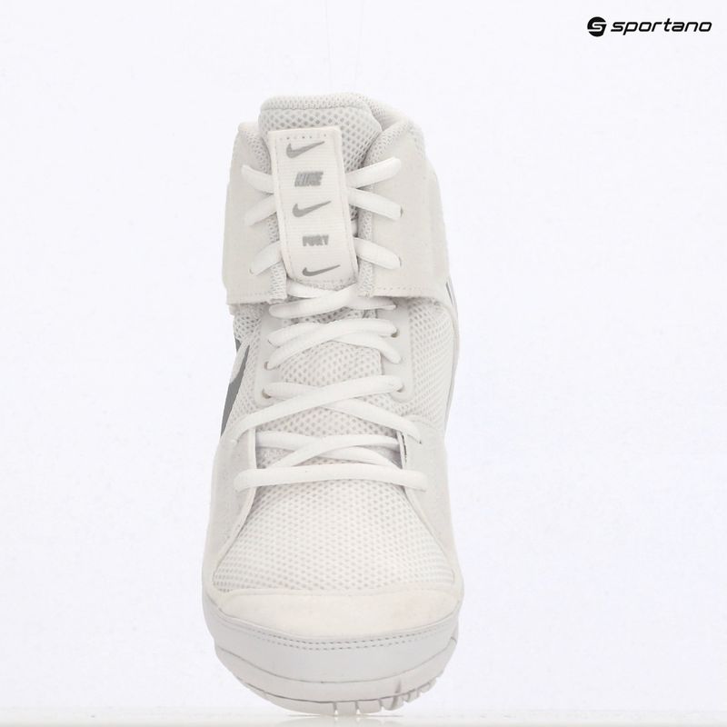 Zápasnické boty Nike Fury bílá/metallic silver 9