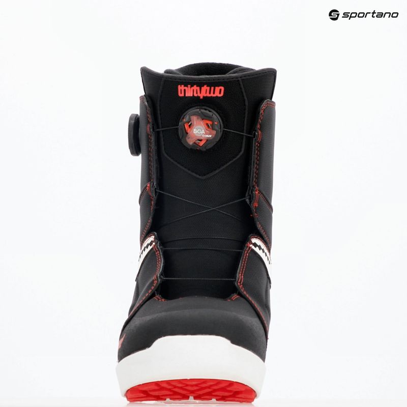 Pánské snowboardové boty ThirtyTwo Lashed Double Boa Crab Grab '24 black/white/red 7