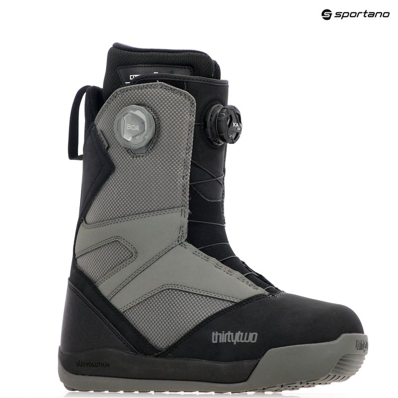 Pánské snowboardové boty ThirtyTwo Stw Double Boa '24 black/charcoal 7