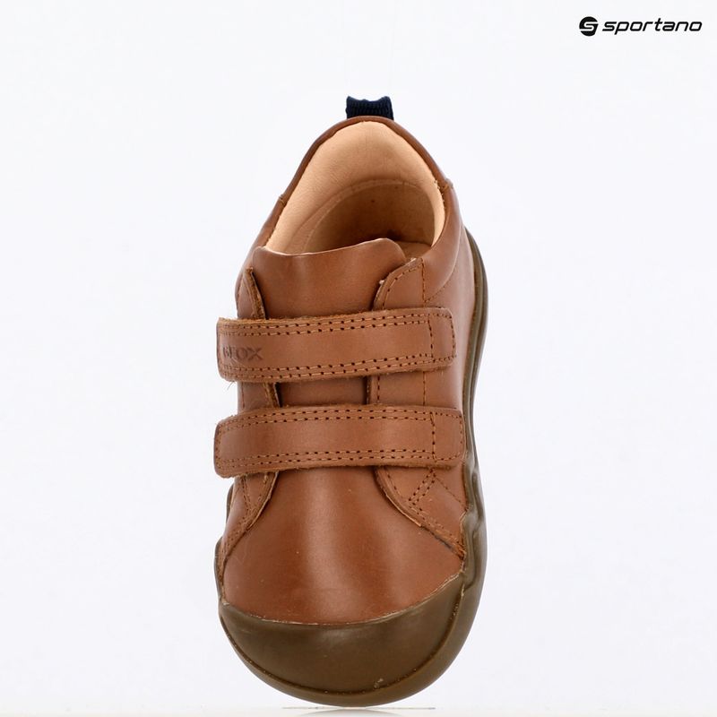 Dětské barefoot boty Geox Steppieup cognac 9