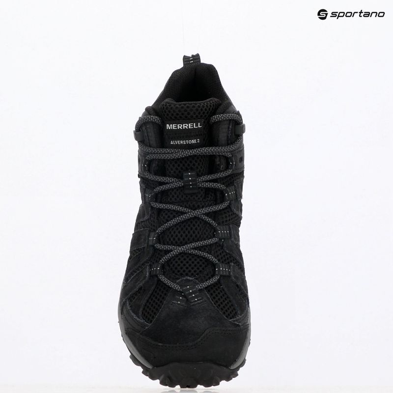 Pánské turistické boty Merrell Alverstone 2 Mid GTX black/ black 14