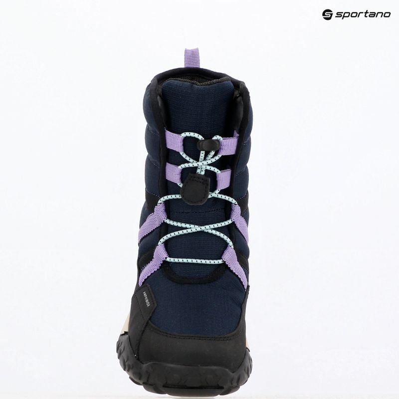 Juniorské sněhule Geox Trekkyup ABX navy/purple 9