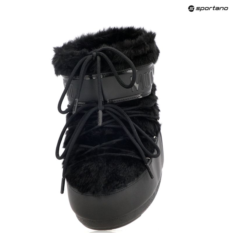 Dámské sněhule Moon Boot Icon Low Faux Fur black 9