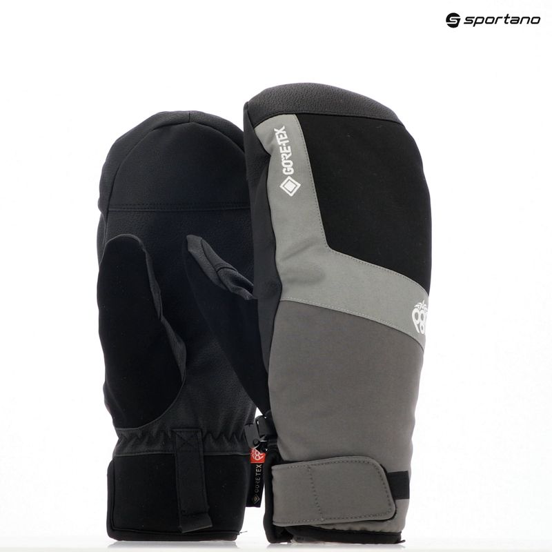 Pánské snowboardové rukavice 686 Gore-Tex Linear Under Cuff Mitt charcoal 10