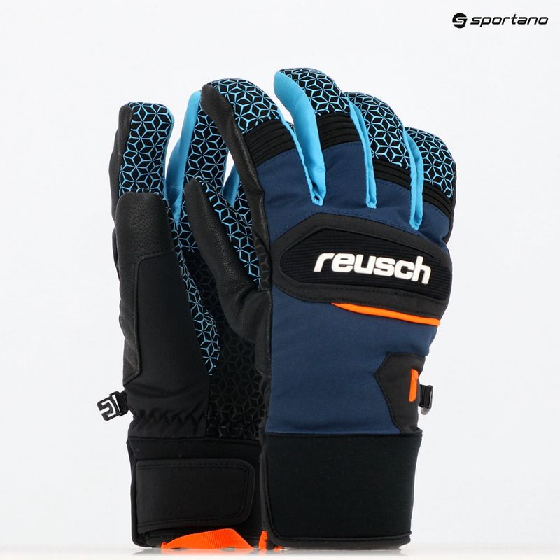 Lyžařské rukavice Reusch Dragon R-Tex XT dress blue/orange popsicl 5