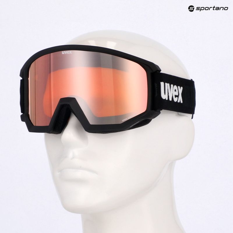 Lyžařské brýle  UVEX Athletic CV Race black matt/mirror gold green clear 6