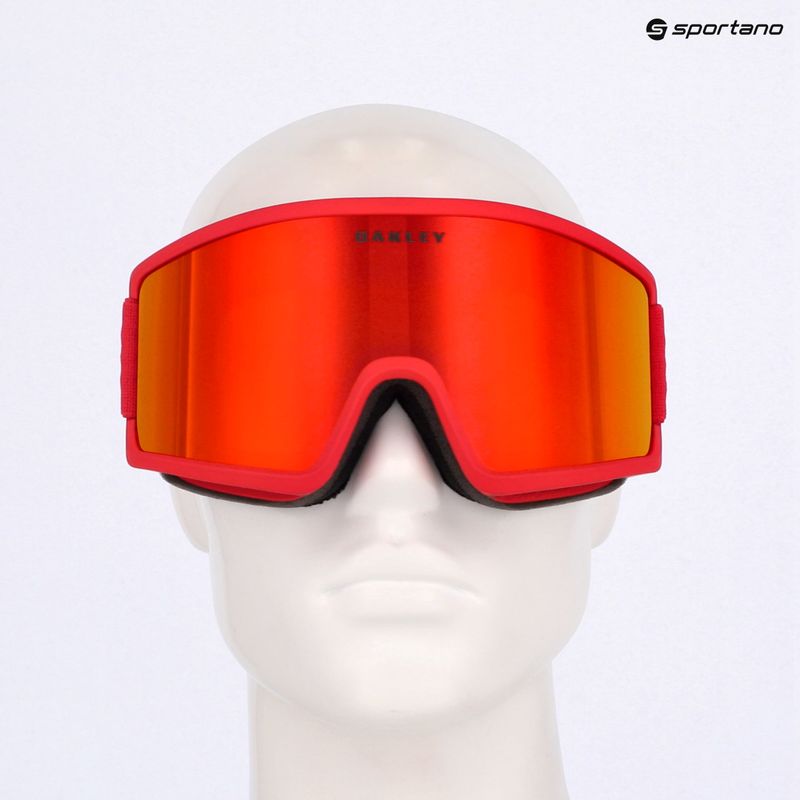 Lyžařské brýle Oakley Target Line M redline/fire iridium 10