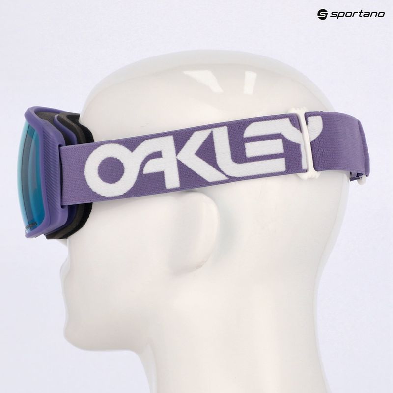 Lyžařské brýle Oakley Flight Tracker M matte b1b lilac/prizm sapphire iridium 6