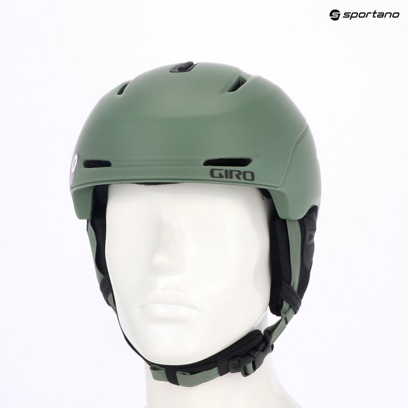 Lyžařská helma Giro Neo matte green 7