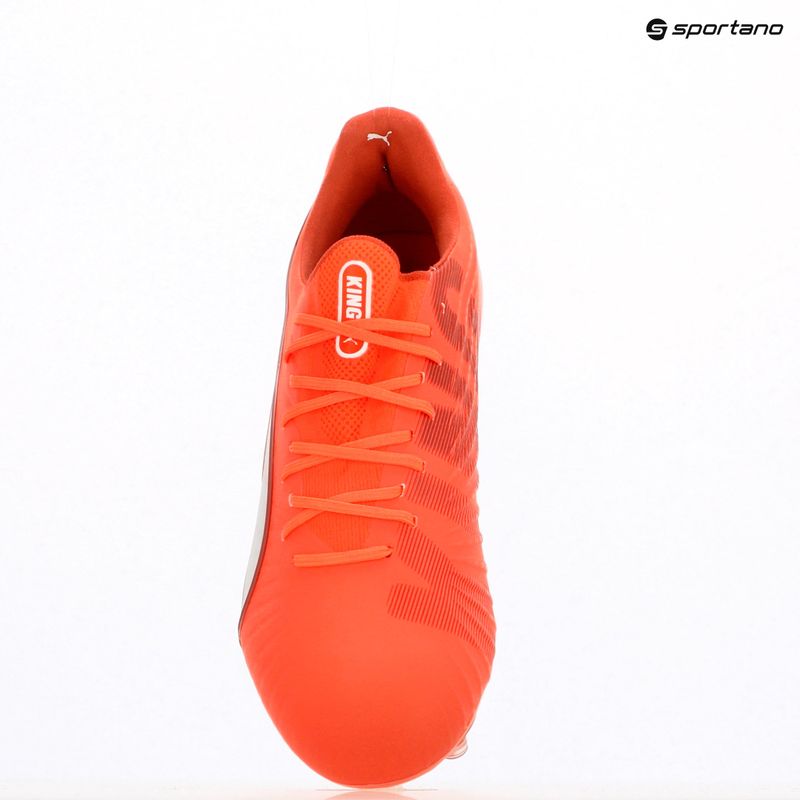 Pánské kopačky PUMA King Ultimate FG/AG glowing red/puma white/red fire 9