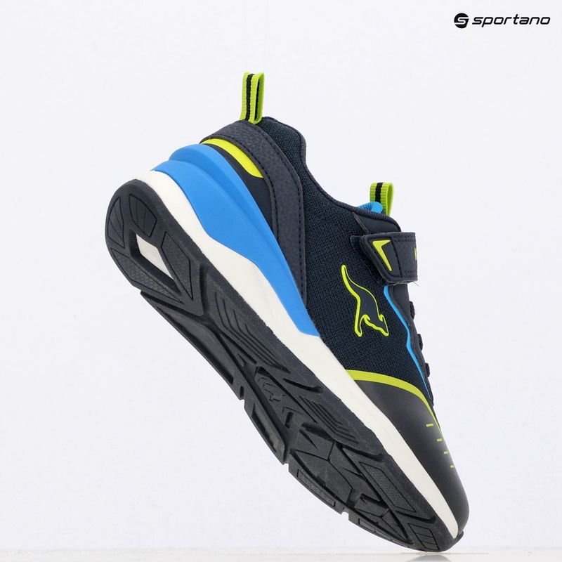 Dětské boty KangaROOS KD-Batter EV dark navy/lime 11
