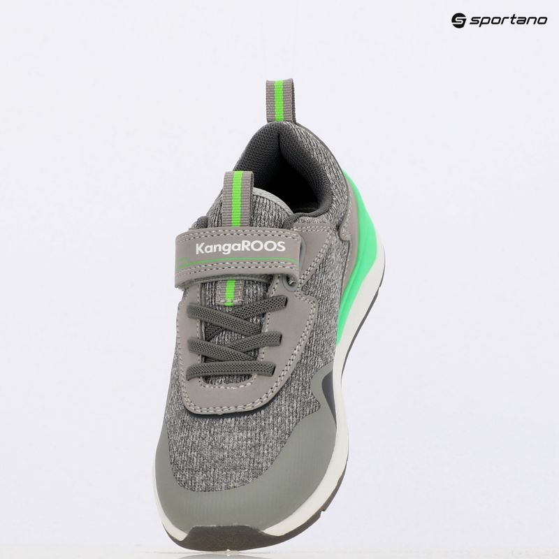 Dětské boty KangaROOS KD-Gym EV vapor grey/neon green 11