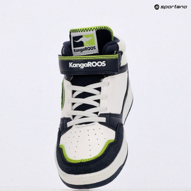 Dětské boty KangaROOS K-CP Dunkin Mid EV dark navy/lime 9