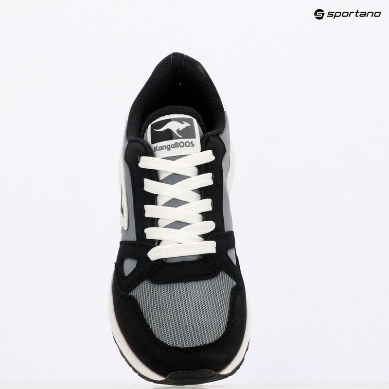 Dětské boty KangaROOS K-Sneak Jay jet black/steel grey 10